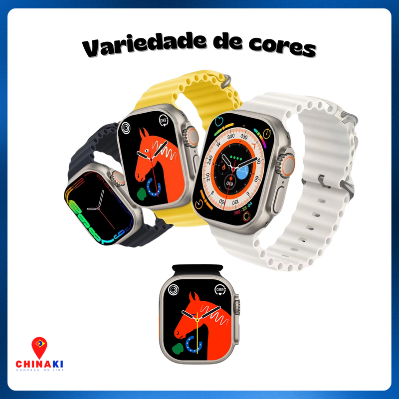 Relógio Smartwatch Ultra 9 Plus Pro Max 49mm Lançamento 2024 ☑️