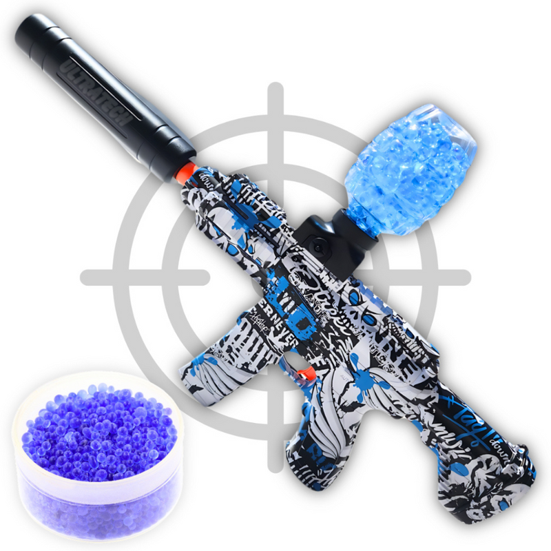 Arminha De Bolinha De Gel com 10 Mil Bolinhas Brinquedo Metralhadora Arma Grande ☑️